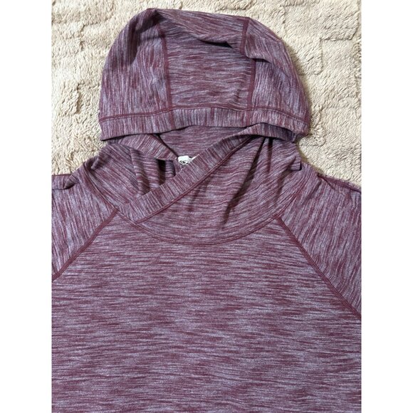 EXCELLENT Lululemon Healthy Heart Pullover Long Sleeve Hoodie Black Cherry 6 - Picture 4 of 8